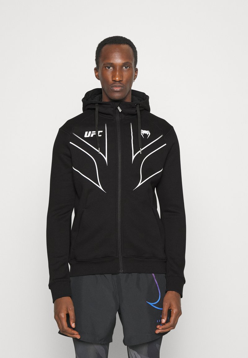 Venum - UFC FIGHT NIGHT 2.0 REPLICA MEN'S FULL ZIP HOODIE - Felpa con zip - black, Ingrandire