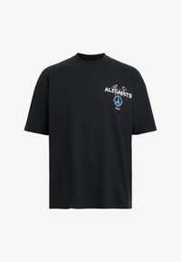 AllSaints REINCARNATE SS CREW Camiseta estampada washed black