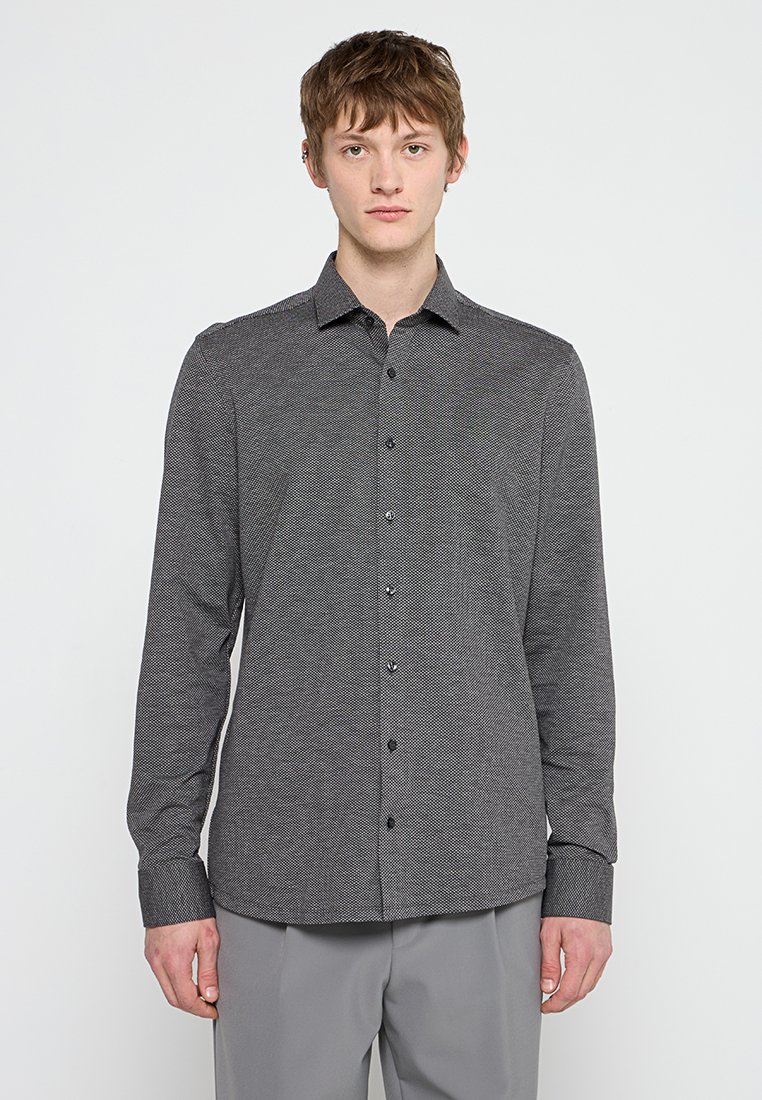 Olymp Overhemd zwart Olymp Overhemd zwart