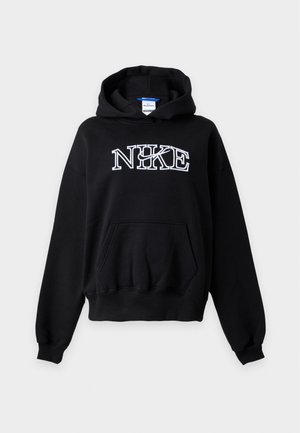 Nike Sportswear, Суитшърт с качулка - total black/sail