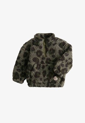 Marks & Spencer, BORG ANIMAL PRINTED JACKET. UNISEX - Fleecetrøjer - green mix
