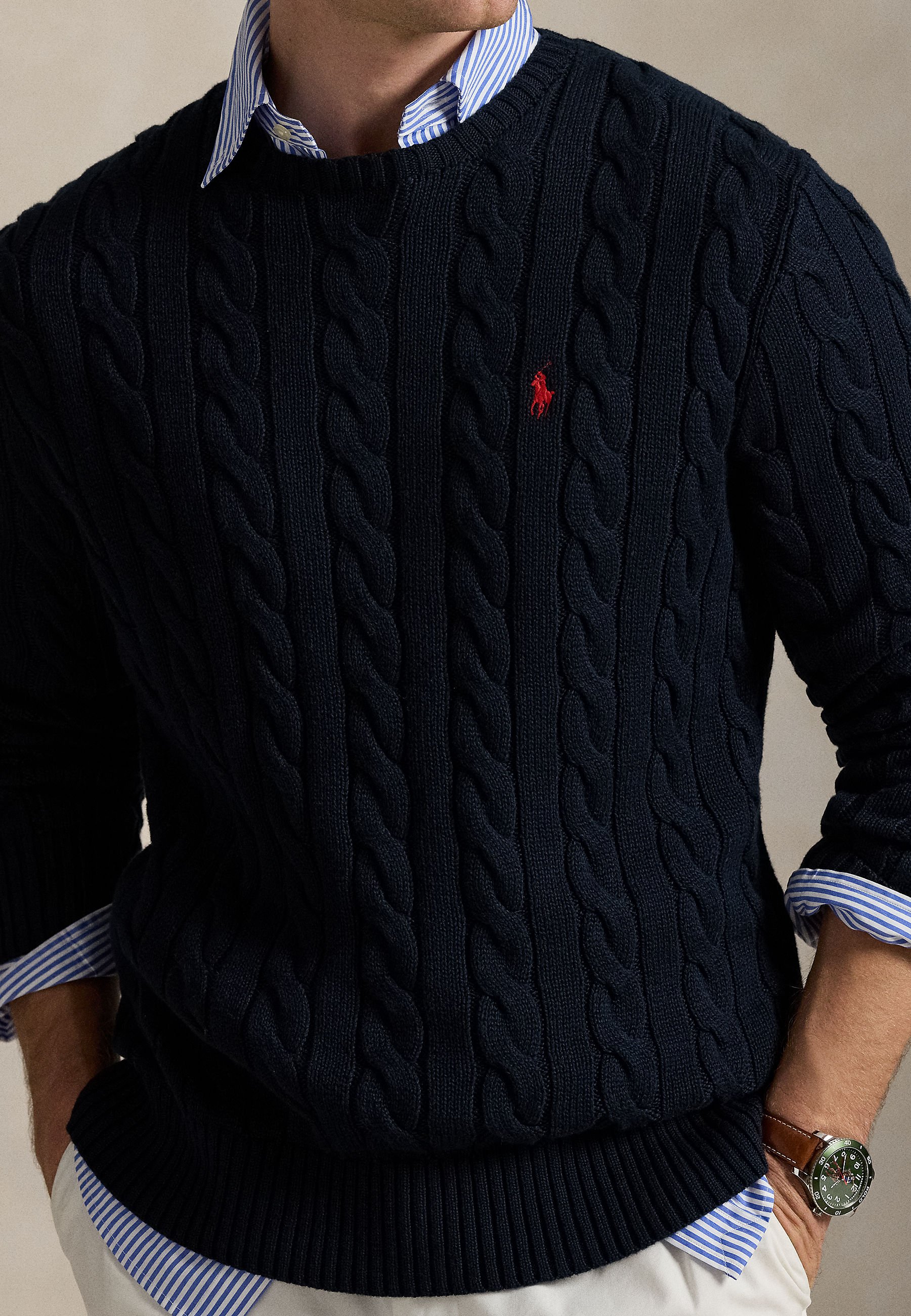 トップス 90s Polo Ralph Lauren \"HAND KNIT\" Cable 古着 90年代 ラルフローレン Ralph Lauren ポロゴルフ ケーブル