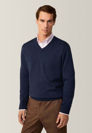 V-NECK - Jersey de punto - midnight blue