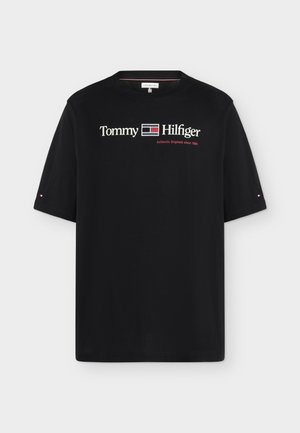 Tommy Hilfiger, BT-BRAND LOVE RWB GRAPHIC TEE-B - T-Shirt print - black