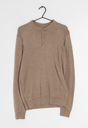 Ben Sherman Striktrøje - beige