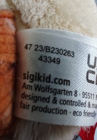 sigikid Peluche - beige