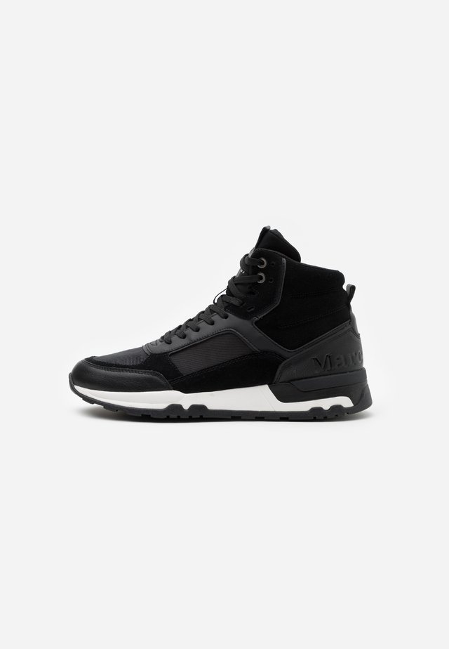 High-top trainers - black