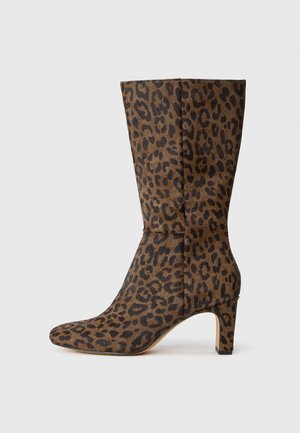 RIGGS - Stivali alti - olive/black