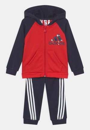 LOGO SET UNISEX - Tracksuit - vivid red/white