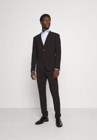 Lindbergh PLAIN  - Fato - dark burgundy melange