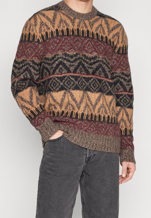 Striktrøje - multi-coloured