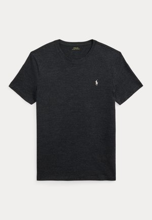 Polo Ralph Lauren CUSTOM SLIM FIT JERSEY CREWNECK T-SHIRT - Βασικό μπλουζάκι - black marl heather