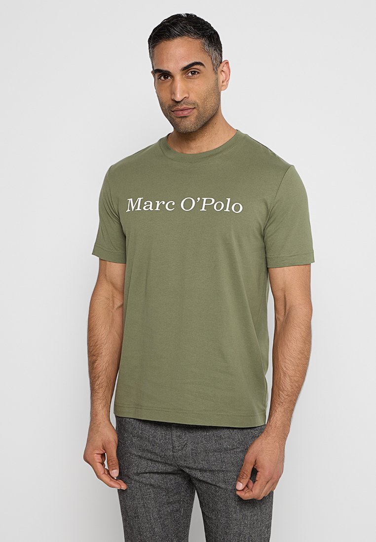 Marc O’Polo T-shirt print olijfgroen