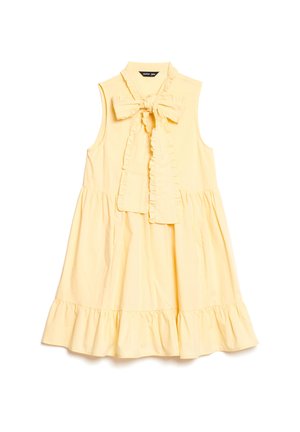 Sister Jane, BUTTERMILK BOW MINI DRESS - Φόρεμα ημέρας - yellow