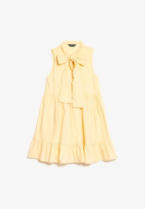 Sister Jane, BUTTERMILK BOW MINI DRESS - Nappali ruha - yellow