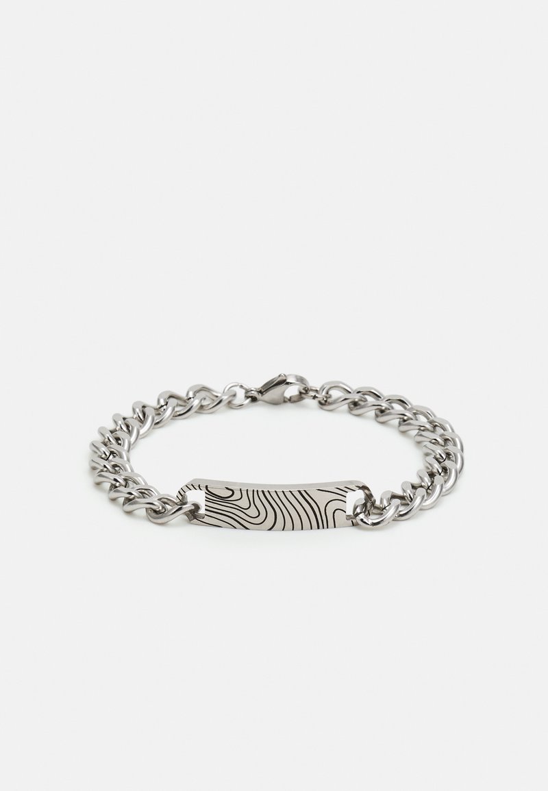 Herren Halsketten | Icon Brand ISOBAR ENAMEL ID BRACELET Armband silver-coloured/silberfarben - GY21671 Herren Halsketten | Icon Brand ISOBAR ENAMEL ID BRACELET Armband silver-coloured/silberfarben - GY21671