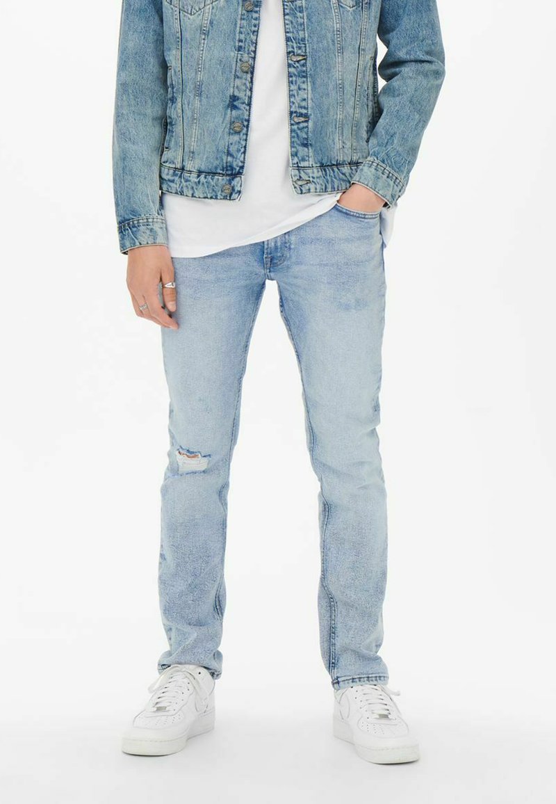 Herren Skinny Fit | Only & Sons SLIM FIT ONSLOOM Jeans Slim Fit blue denim - UX03866 Herren Skinny Fit | Only & Sons SLIM FIT ONSLOOM Jeans Slim Fit blue denim - UX03866