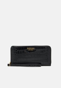 Guess - LAUREL LARGE ZIP AROUND - Monedero - black Imagen en miniatura 1