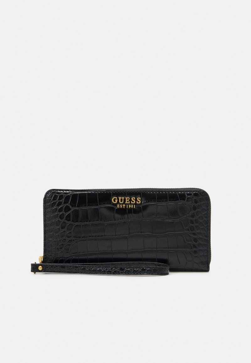 Guess - LAUREL LARGE ZIP AROUND - Monedero - black, Ampliar