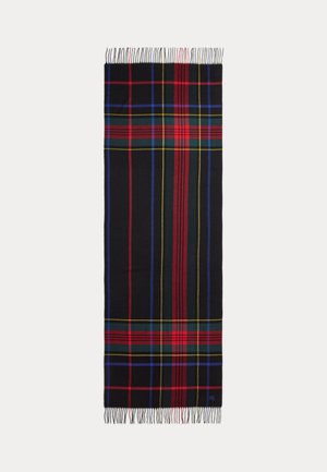 Lauren Ralph Lauren PLAID FRINGE-TRIM SCARF - Šalikas - black stewart