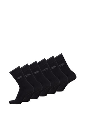 PACK OF 6 - Socken - black