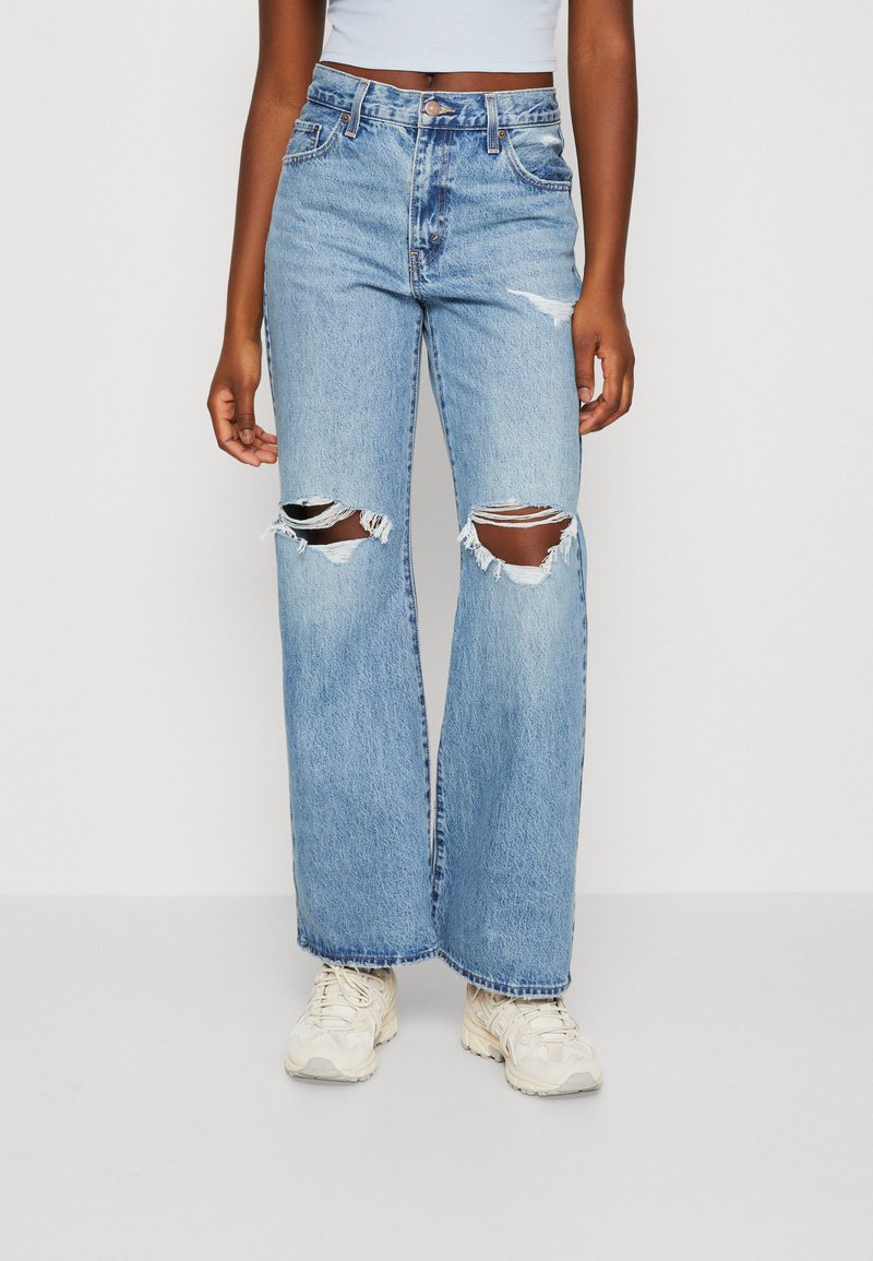 Levi's® BAGGY BOOT Jeans bootcut medium indigo/destroyed denim