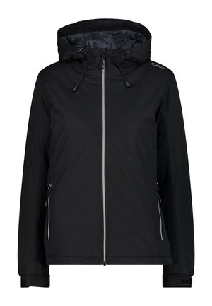 MAN JACKET FIX HOOD - Winterjacke - schwarz