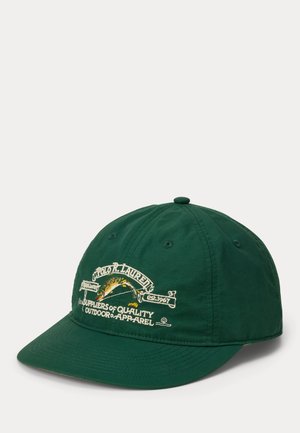 Polo Ralph Lauren, EMBROIDERED FAILLE BALL CAP UNISEX - Casquette - dark green