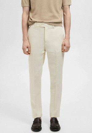 Mango AMALFIC - Stoffhose - ivoire