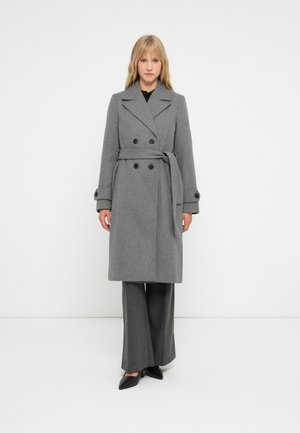 VMNATALIE LONG BELTED COAT - Klassisk frakke - medium grey