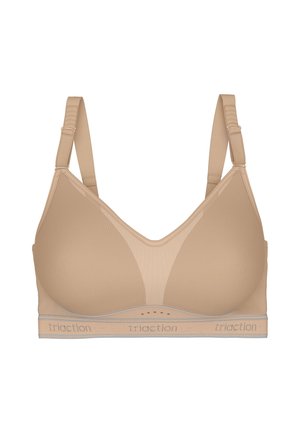 triaction by Triumph, TRIACTION CARDIO AIR P EX - Sujetadores deportivos con sujeción ligera - tender beige