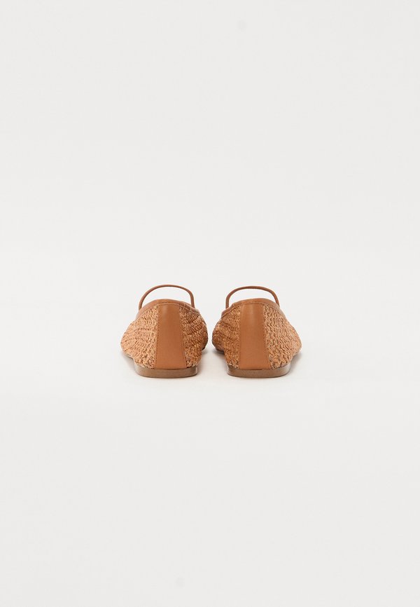 MAJORCA - Ballet pumps - tan raffia2