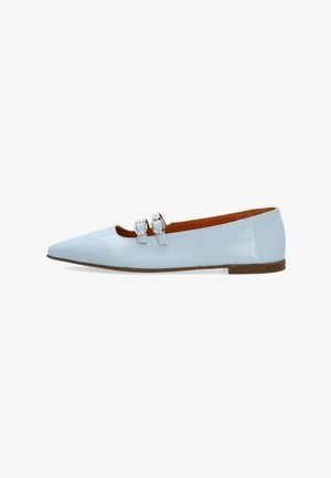 VENEZIA, BALLET PUMPS - Ankle strap ballet pumps - light blue