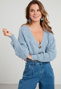 LELA REGULAR FIT - Cardigan - light blue