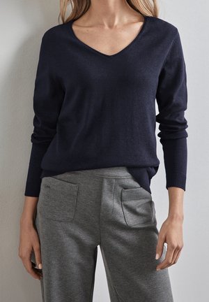 Strickpullover - dark blue