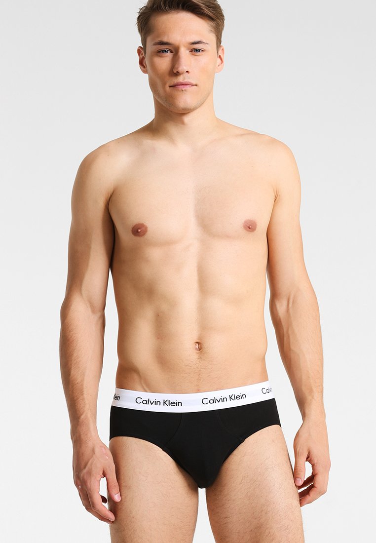 Calvin Klein Underwear HIP BRIEF 3 PACK - Briefs - back/white/grey