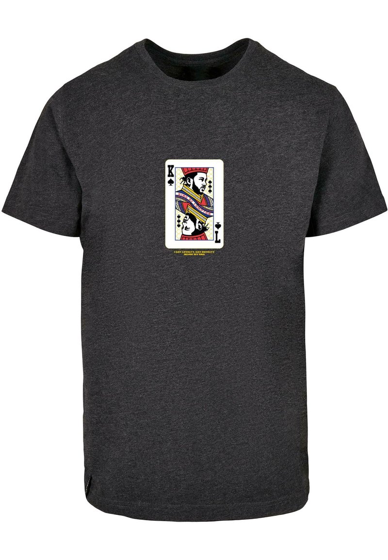 Cayler & Sons - WL COMPTON CARD TEE - Camiseta estampada - charcoal mc, Ampliar