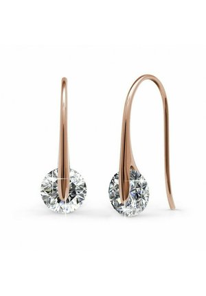 CLASSY - Boucles d'oreilles - couleur or rose / cristal