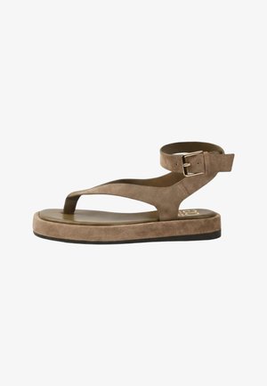 Cesare Gaspari, Sandalias con plataforma - beige