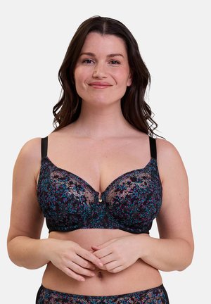 SUZIE FANTAISIE - Soutien-gorge à armatures - imprimé petites fleurs rose  bleu