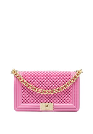Marc Ellis Sac bandoulière - dark pink and gold