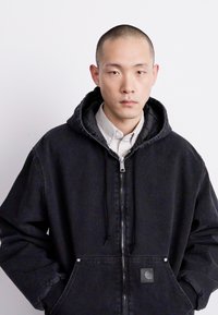 Carhartt WIP ACTIVE RIVET JACKET MAITLAND - Jeansjakke - black