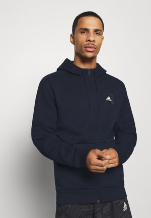 MUST HAVES ENHANCED SPORTS HOODED TRACK - Huvtröja med dragkedja - legink/legink
