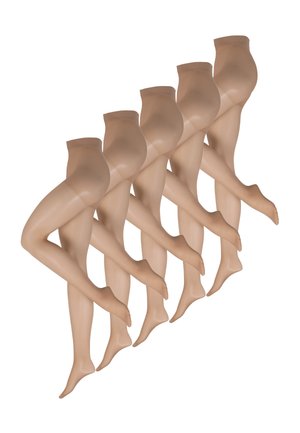5-PACK FEIN - Tights - perle
