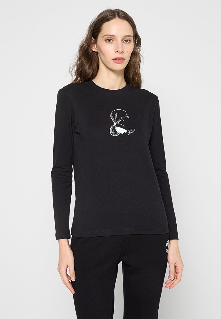 Karl Lagerfeld Longsleeve zwart