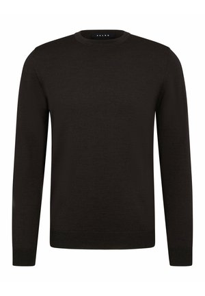 BASIC NEW MERINO CREW NECK - Trui - brown mel