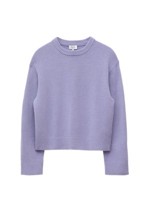 & OTHER STORIES, & OTHER STORIES BOXY KNIT JUMPER - Stickad tröja - lilac