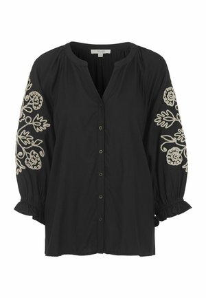 Cellbes of Sweden WITH EMBROIDERY - Bluse - black beige
