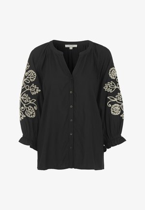 Cellbes of Sweden WITH EMBROIDERY - Pusero - black beige