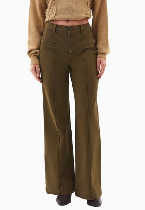 Jean bootcut - dark olive